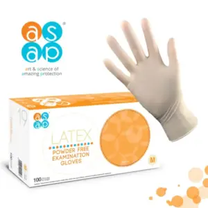 1000 Latex PF Exam Gloves Natural