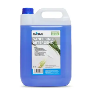 4x5L Sanitising Detergent Unscented