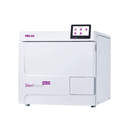 23L Class B veterinary 23L Autoclave Side View