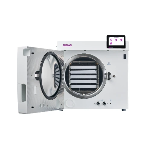 Class S 17L Autoclave Melag pro Line Open View