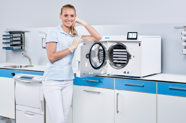 Pro Class S Autoclave in use