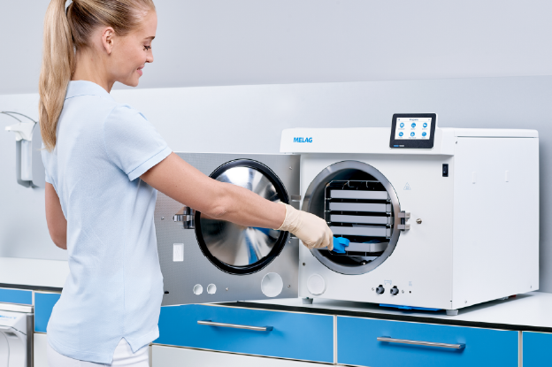 Pro Class S Autoclave in use