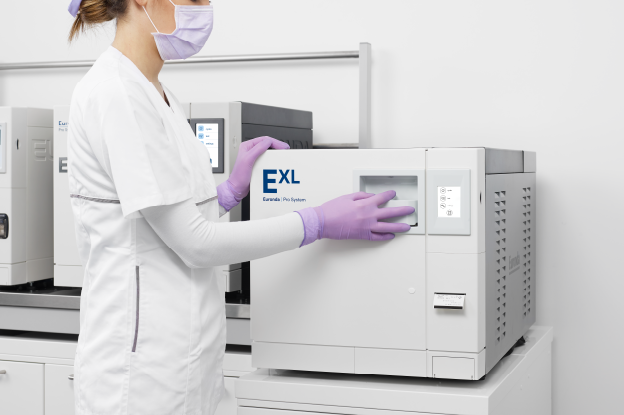 Euronda EXL Autoclave in Use